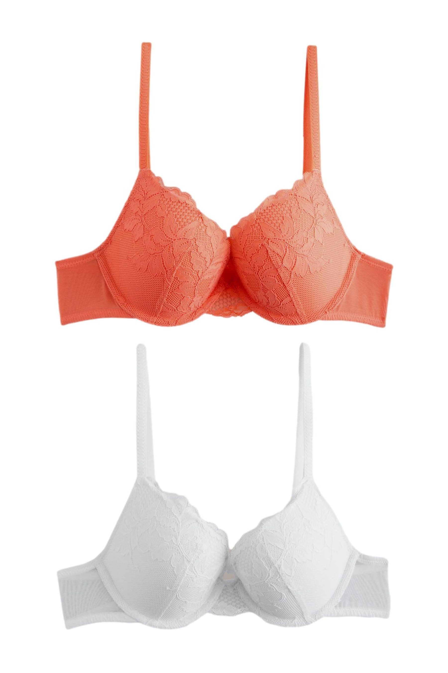 Orange/White