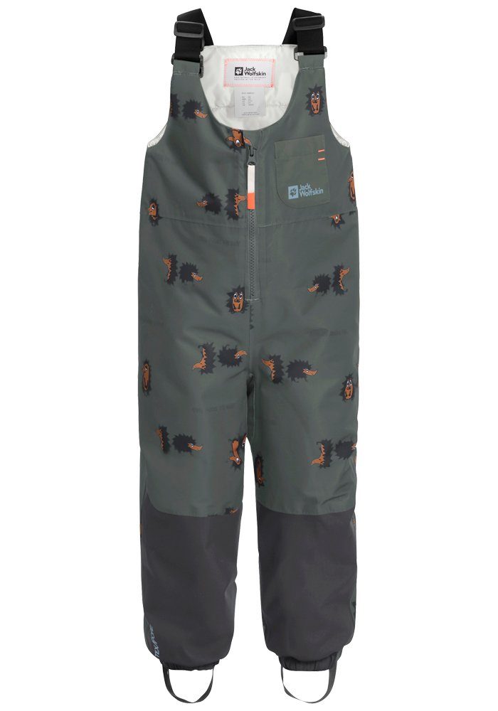 Jack Wolfskin Outdoorhose GLEELY 2L INS PRINT BIB K