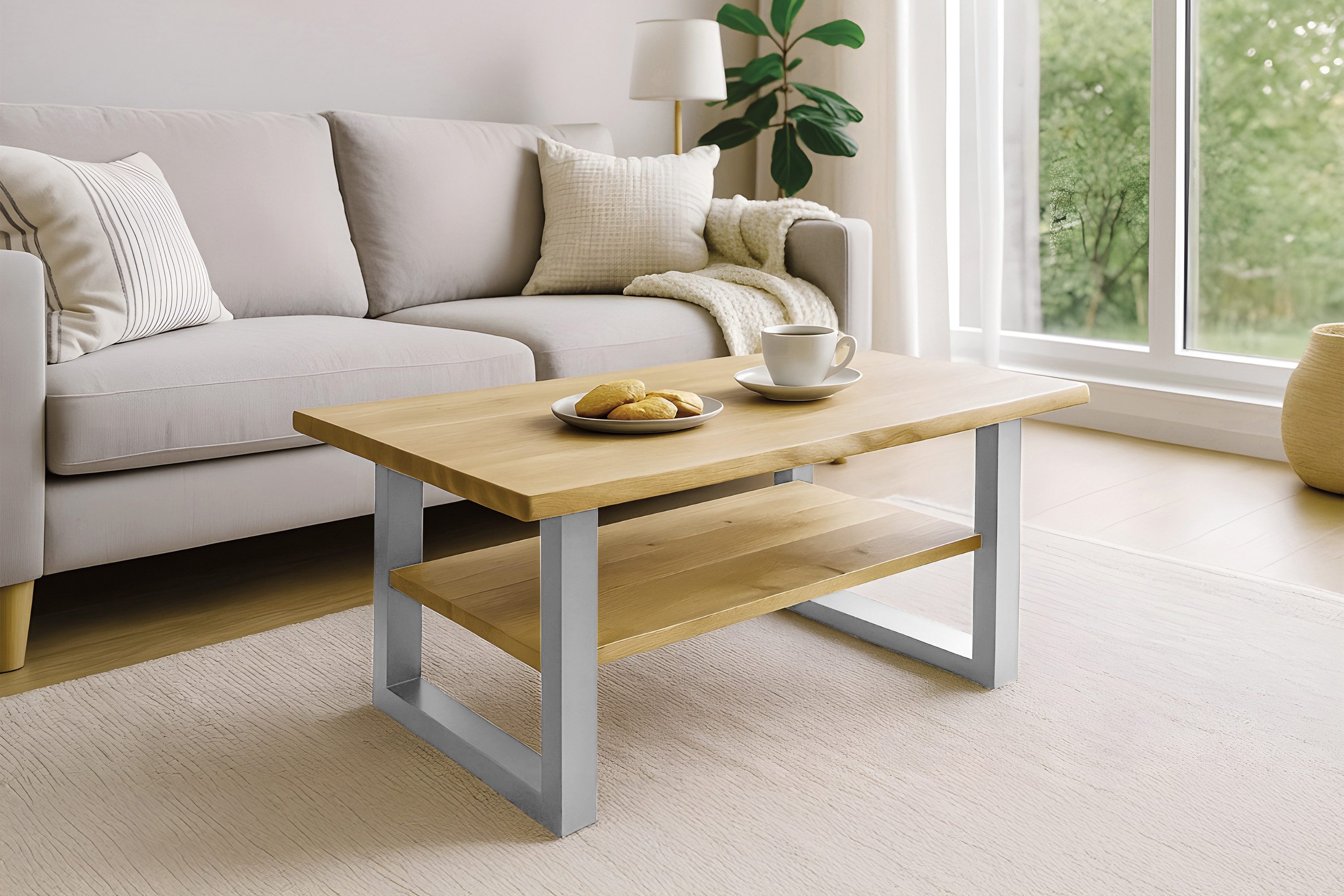 SAM® Couchtisch Patricia, Baumkante, Akazie, Eiche günstig online kaufen
