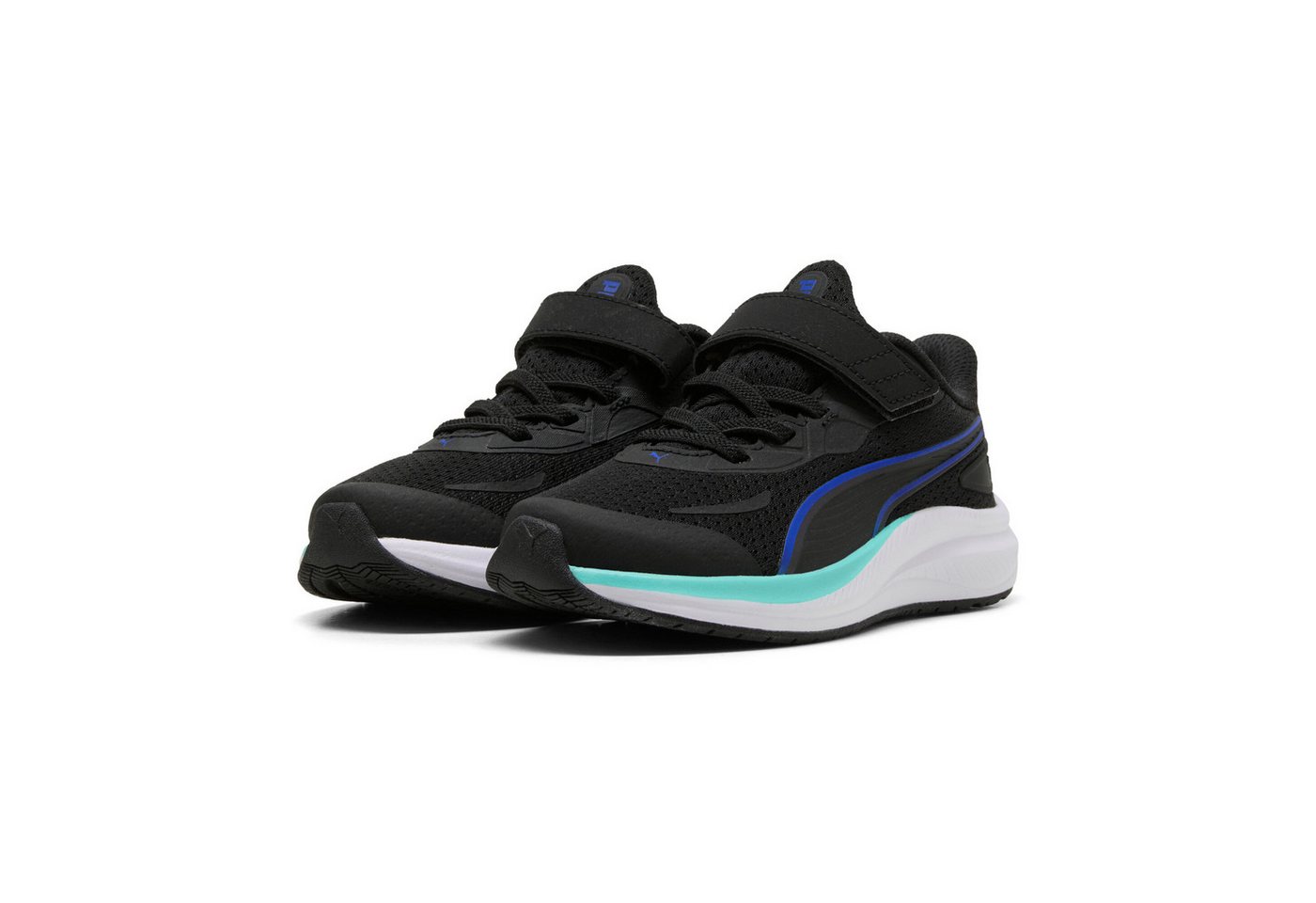 PUMA SKYROCKET 2 AC PS Laufschuh für Sport und Freizeit, atmungsaktives Obermaterial, Klettverschluss