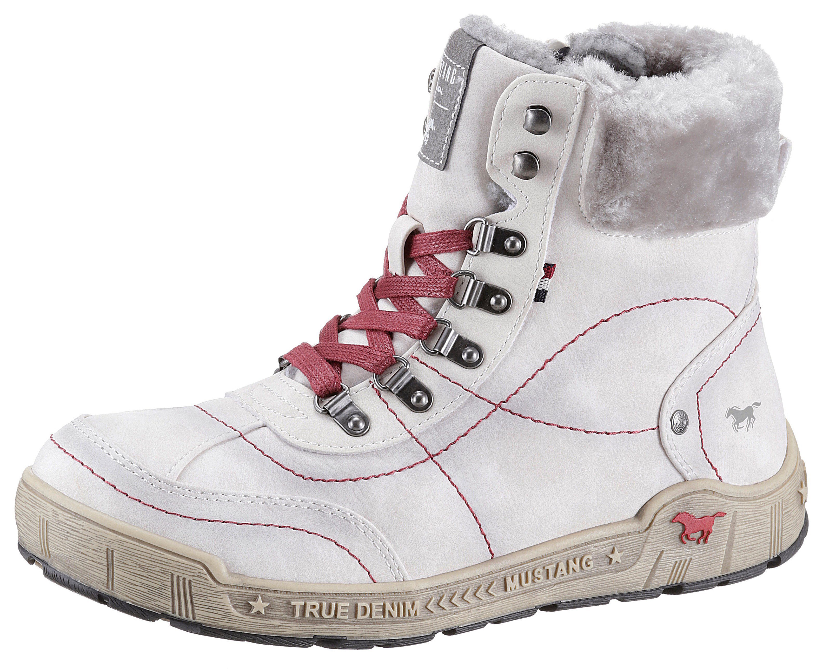 Mustang Shoes Winterboots mit Kunstfellkragen in günstig online kaufen