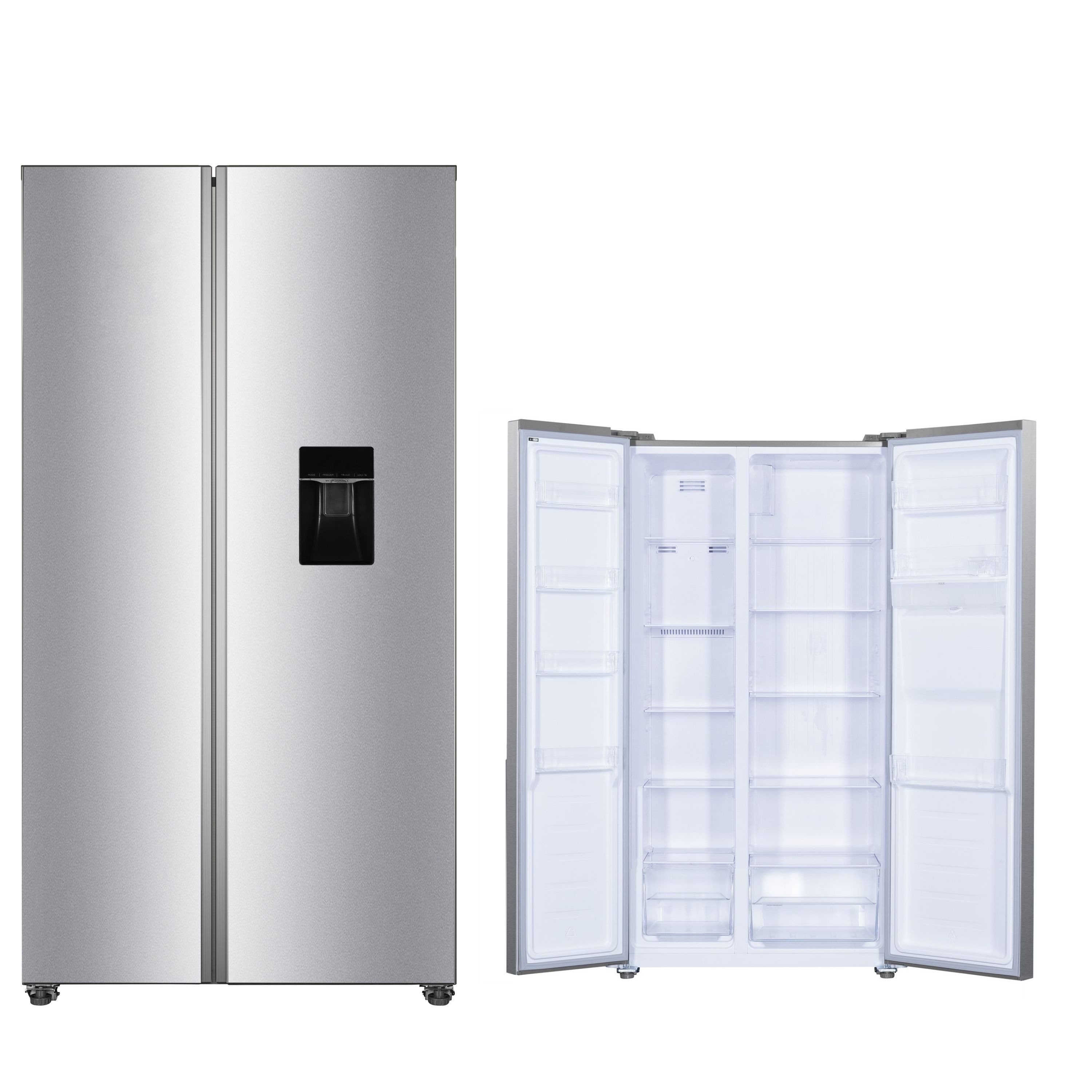 PKM Kühl-/Gefrierkombination SBS288-151EIXWD, 177 cm hoch, 90 cm breit