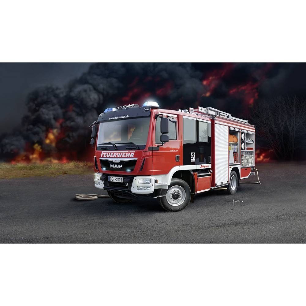 Modellbausatz Feuerwehr-Auto