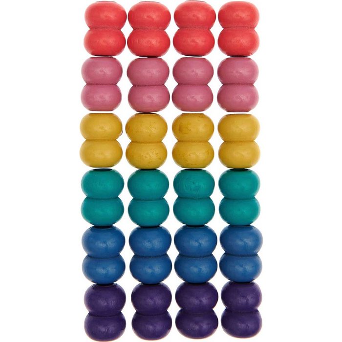 Rico Design Regenbogenfarben Häkelwolle 24 Stück