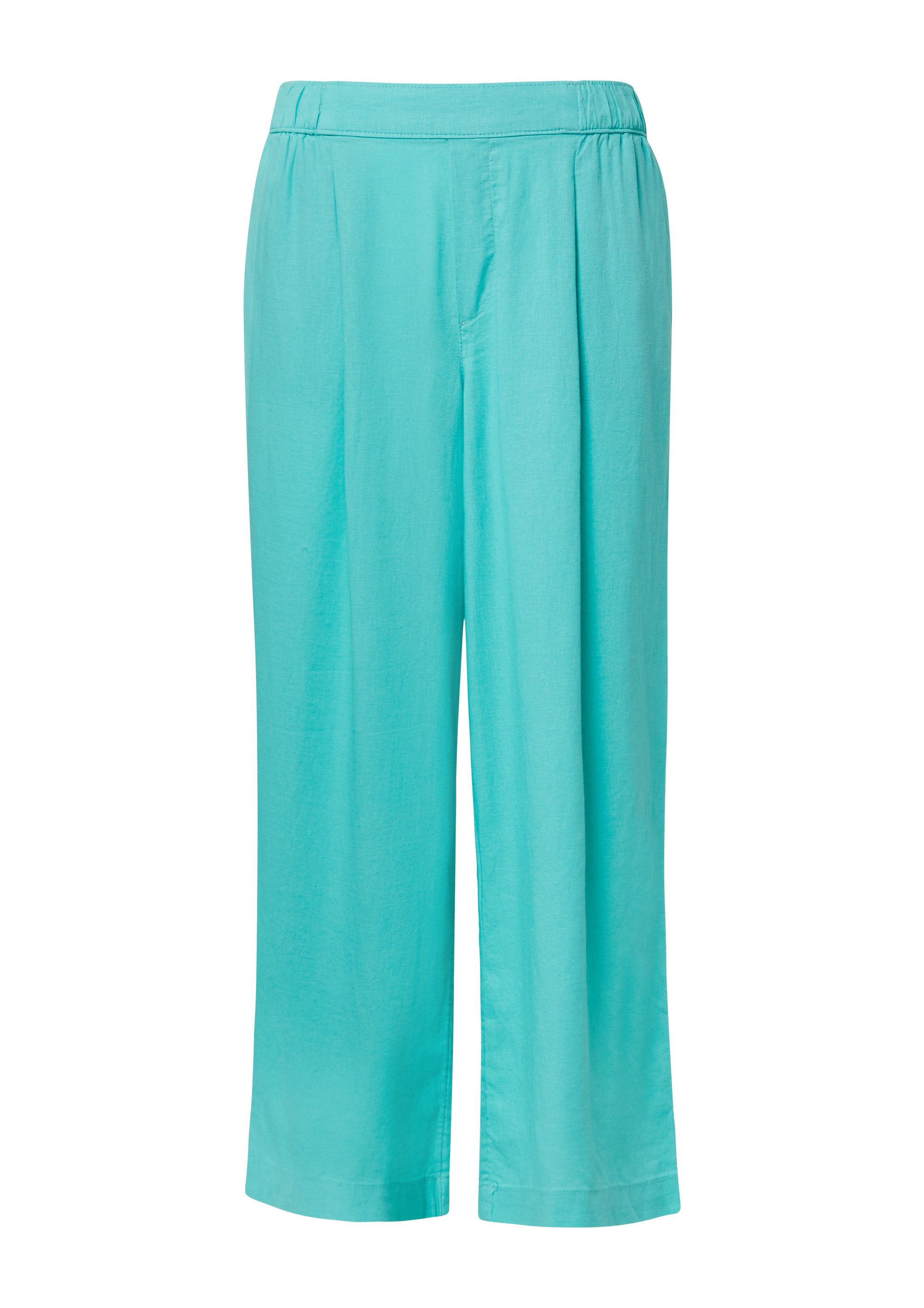 s.Oliver 7/8-Hose Hose High-Rise Culotte aus Leinenmix im Relaxed Fit günstig online kaufen