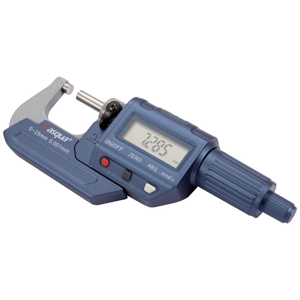 Messschieber Dasqua 4230-2005 Digitales Außenmikrometer mit digitaler Anzeige 0 -