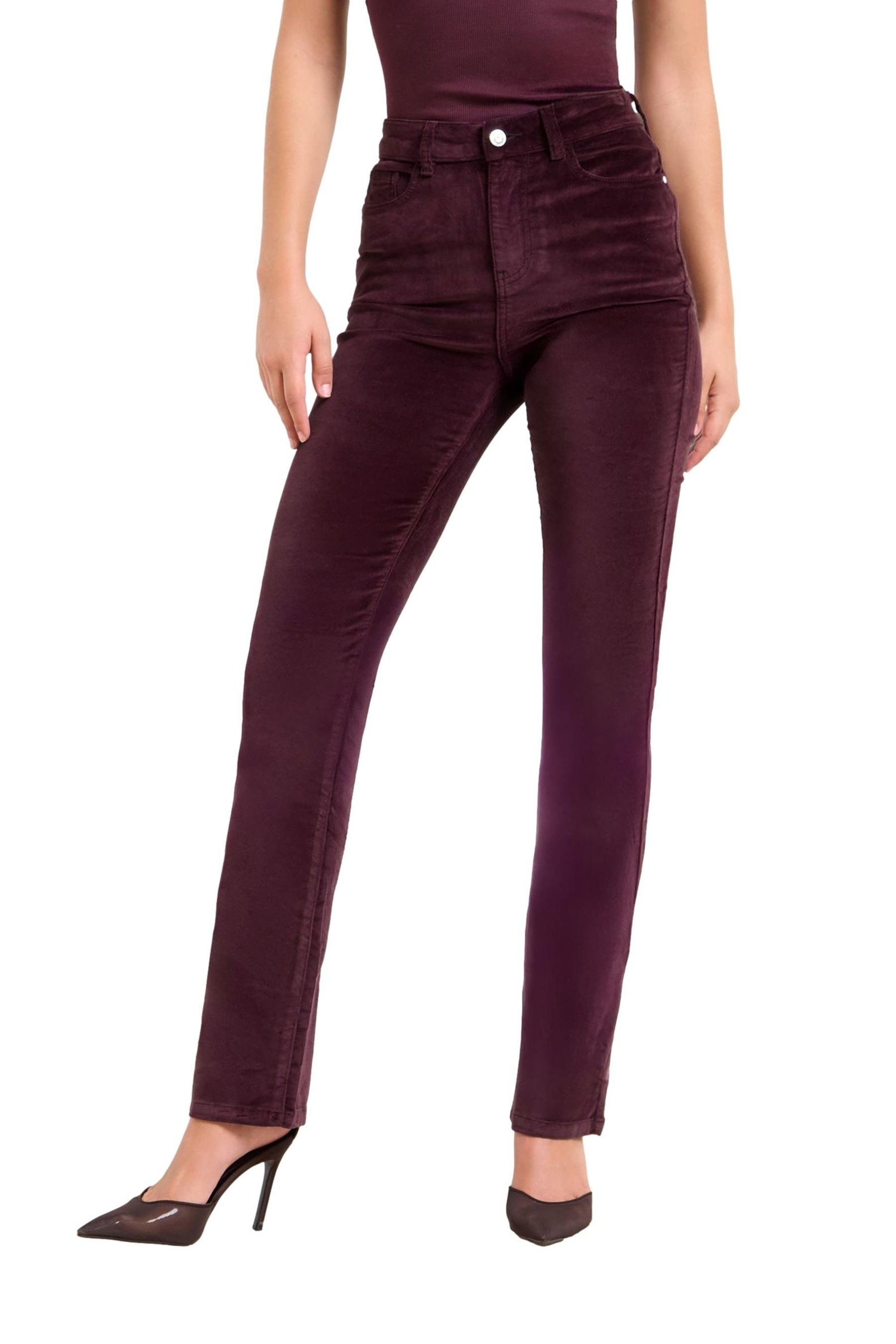 LIPSY Taillenjeans Lipsy Straight Fit Джинсы mit hoher Taille, Petite (1-tlg)