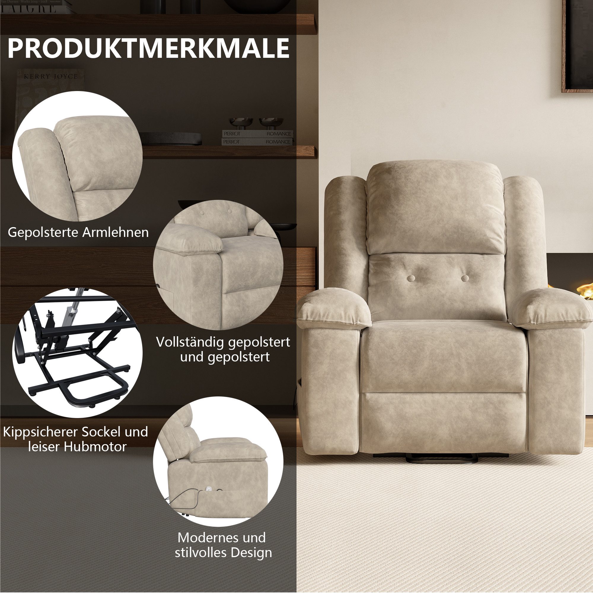 Furnishings Home Sessel TV-Sessel Multifunktionaler Fernsehsessel günstig online kaufen