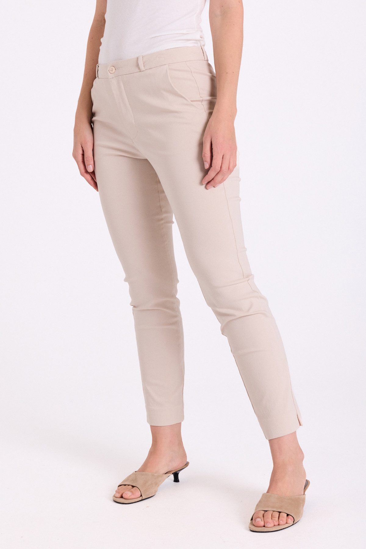 FREEQUENT Stoffhose FQSOLVEJ-PANTS Sommerhose knöchellang im Chino-Stil günstig online kaufen