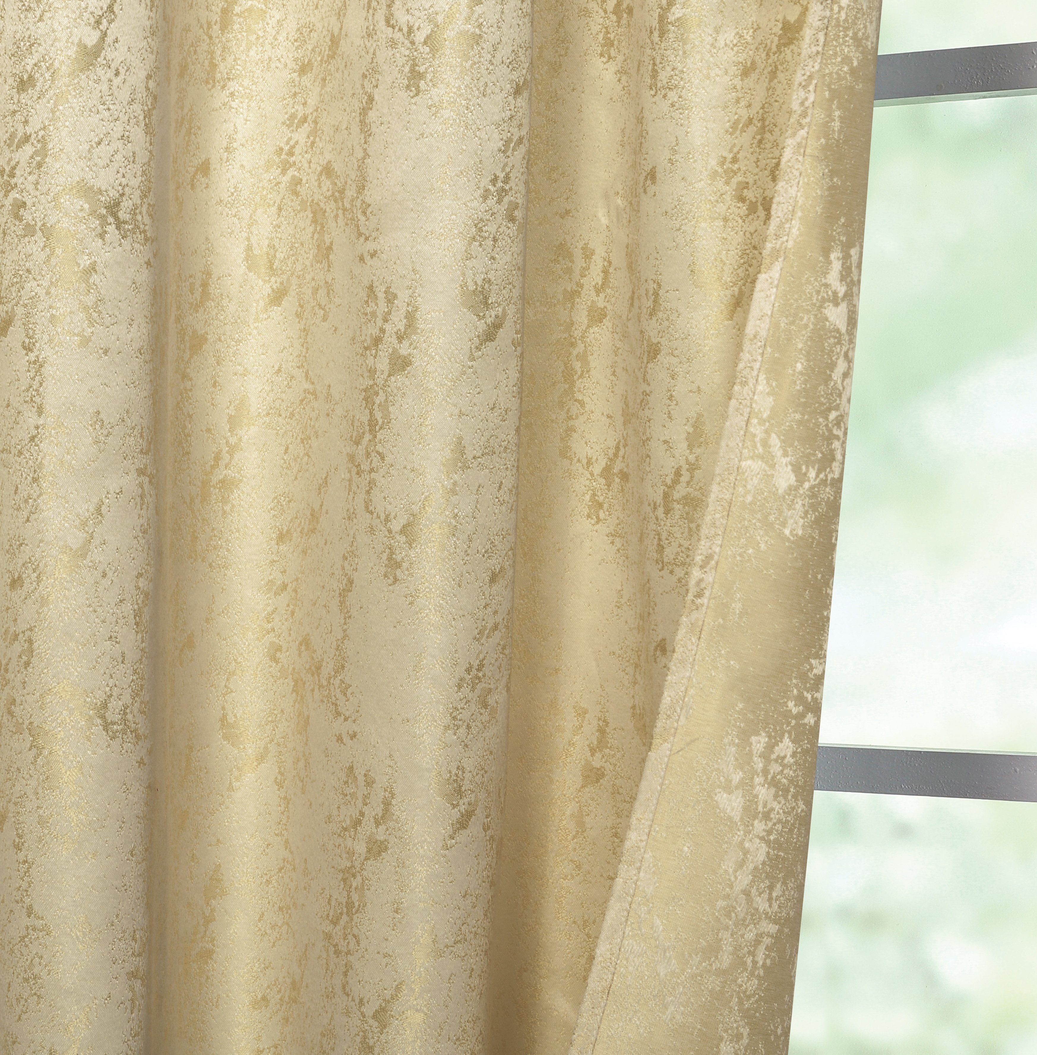 Brilliant Gardine / Jacquard / Meliert / Kräuselband & Öse / 140x245cm, Krä günstig online kaufen