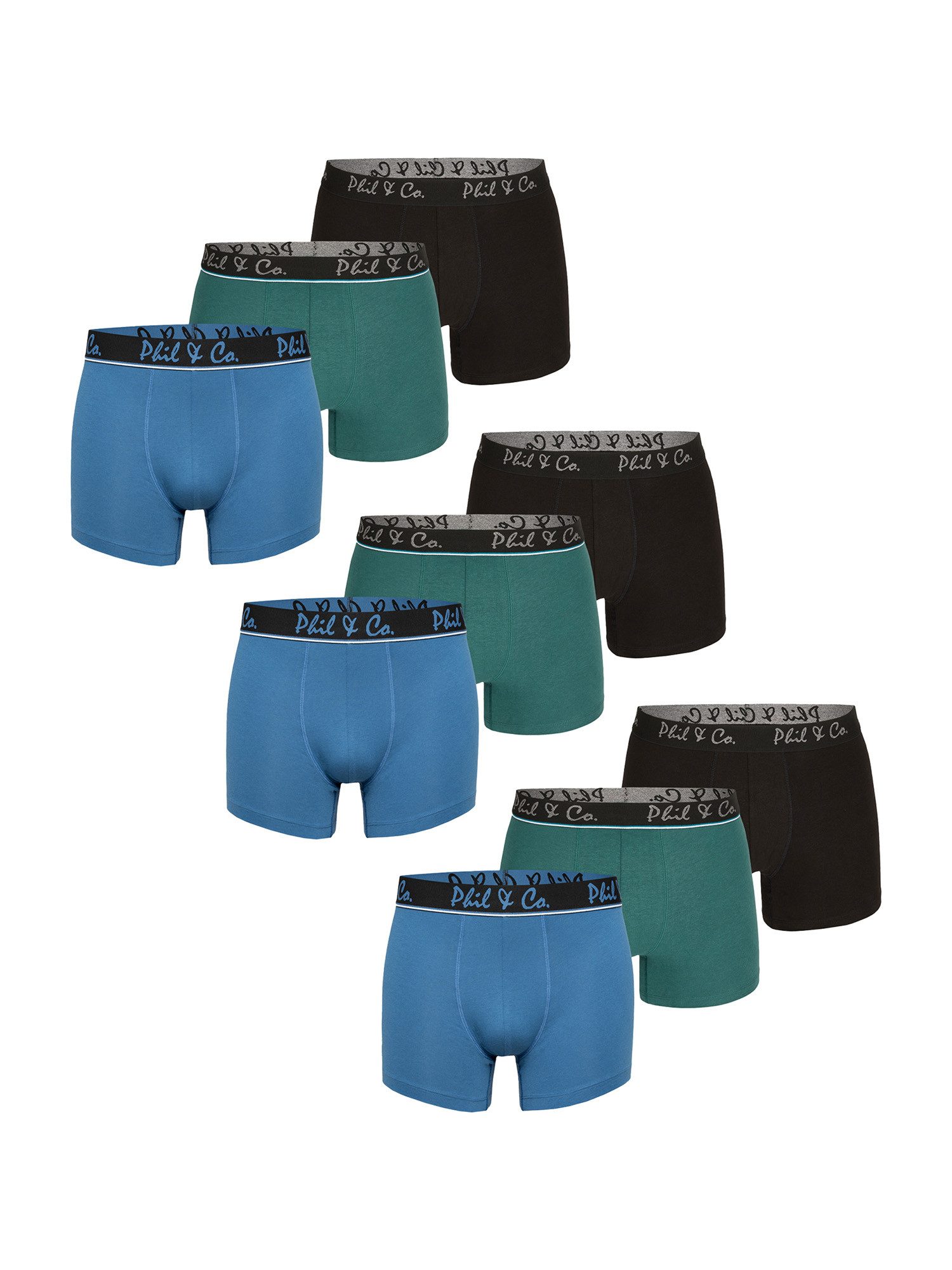 Phil & Co. Retro Boxer Jersey Core (9-St) Retro-Boxer retroshorts boxershorts