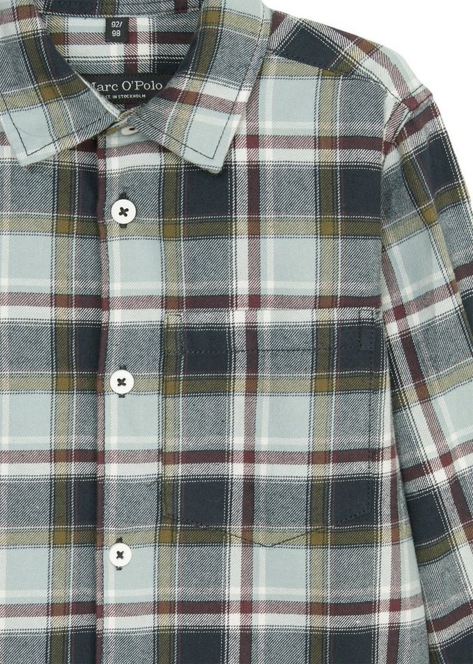 Marc O'Polo Langarmhemd aus Organic Cotton, KIDS-BOYS Flanell-Hemd