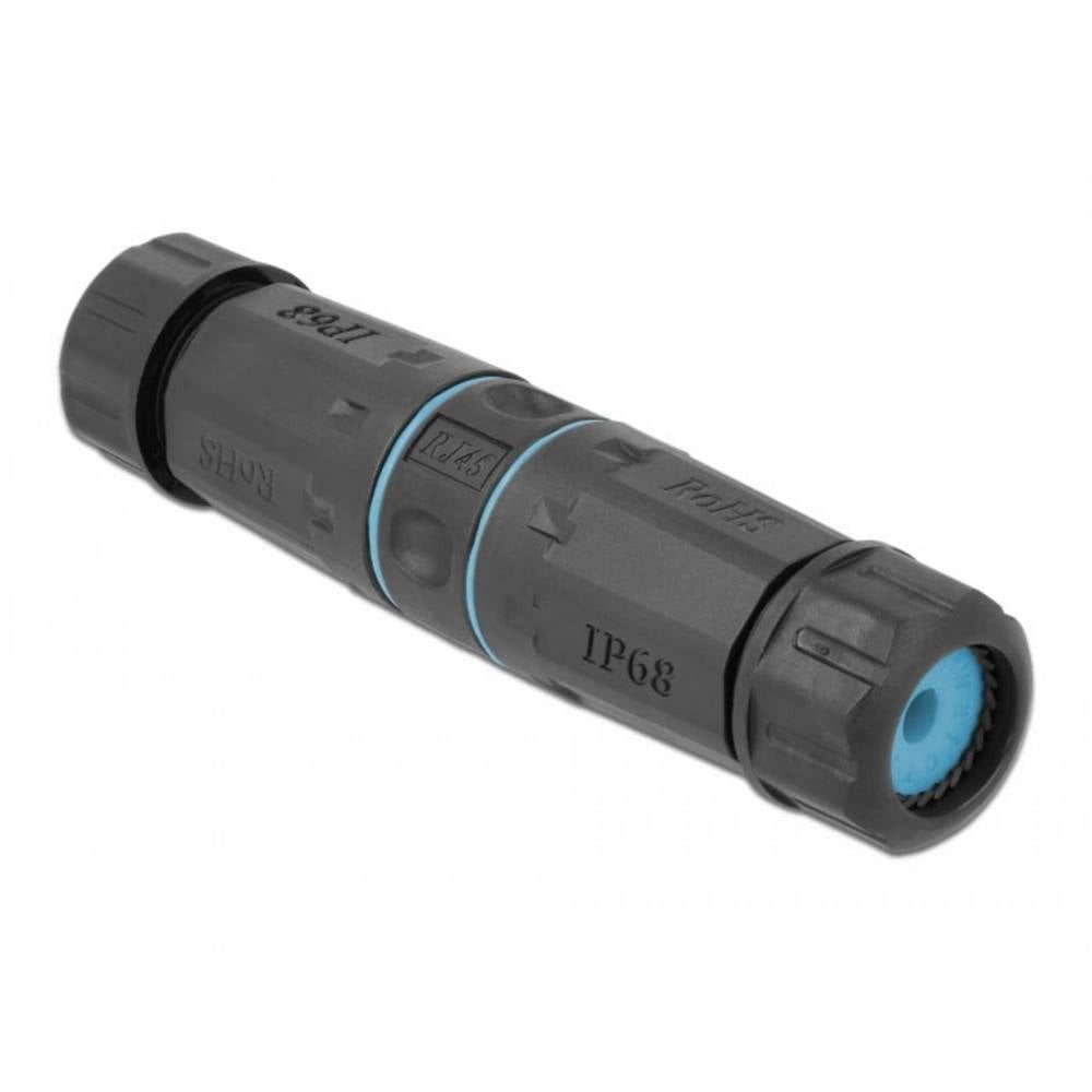 Delock RJ45 Netzwerk Adapter [1x RJ45-Buchse - 1x RJ45-Buchse] Schwarz 86693 Netzwerk-Adapter