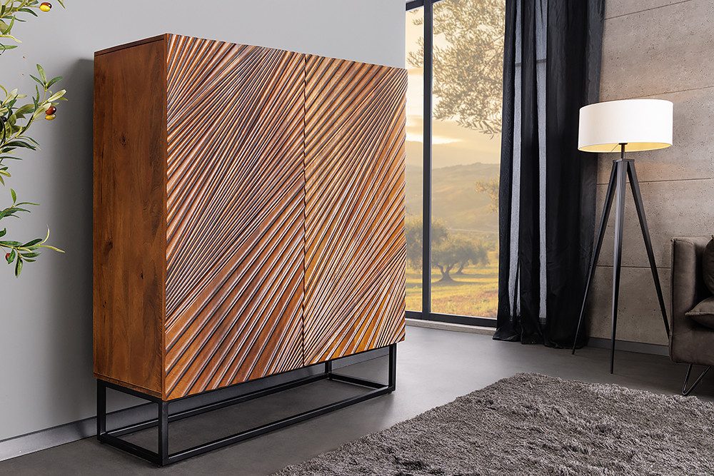 riess-ambiente Highboard ART 120cm braun / günstig online kaufen
