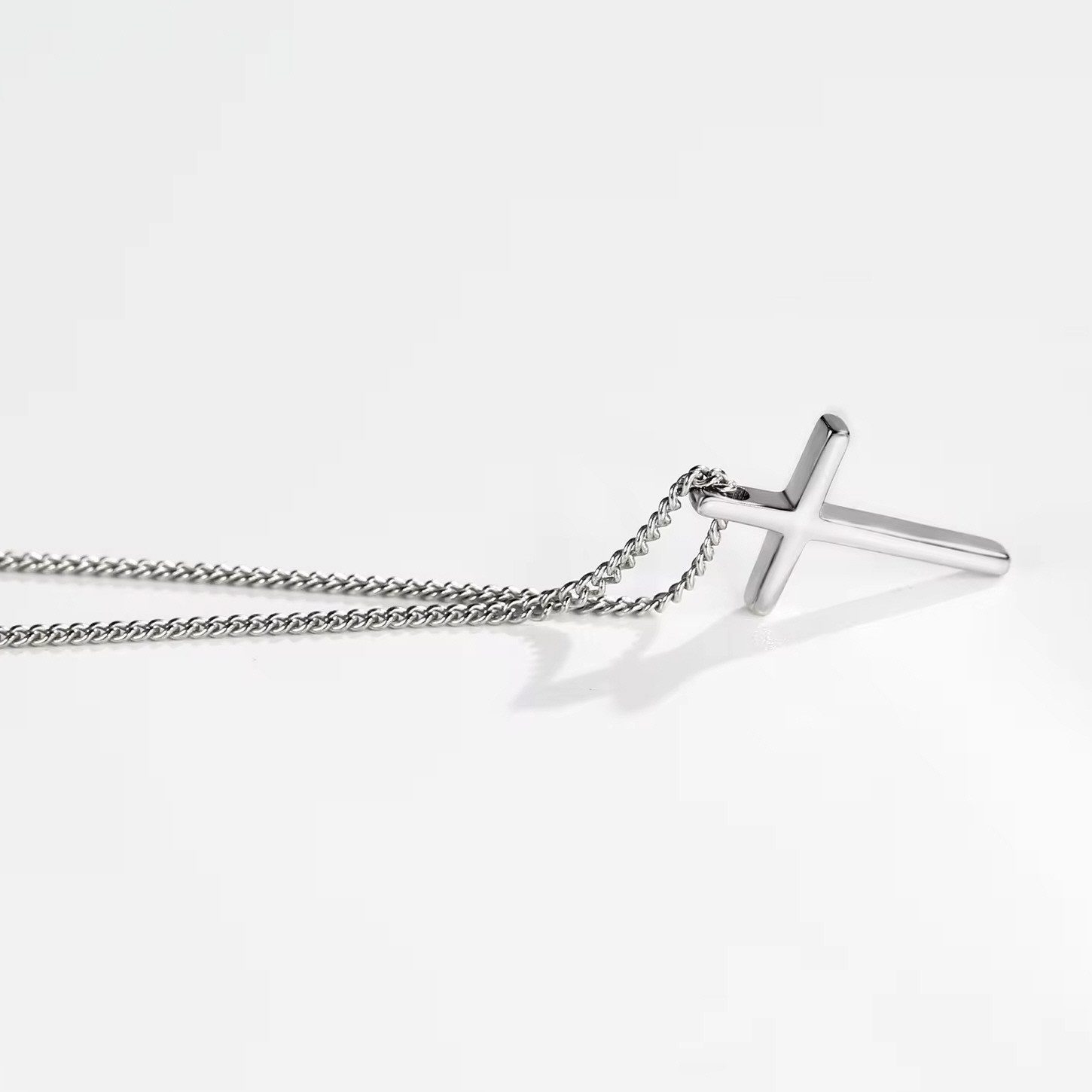 ELLAWIL Kreuzkette Kette mit Kreuz Anhänger Kreuzanhänger Silberkette Damen günstig online kaufen
