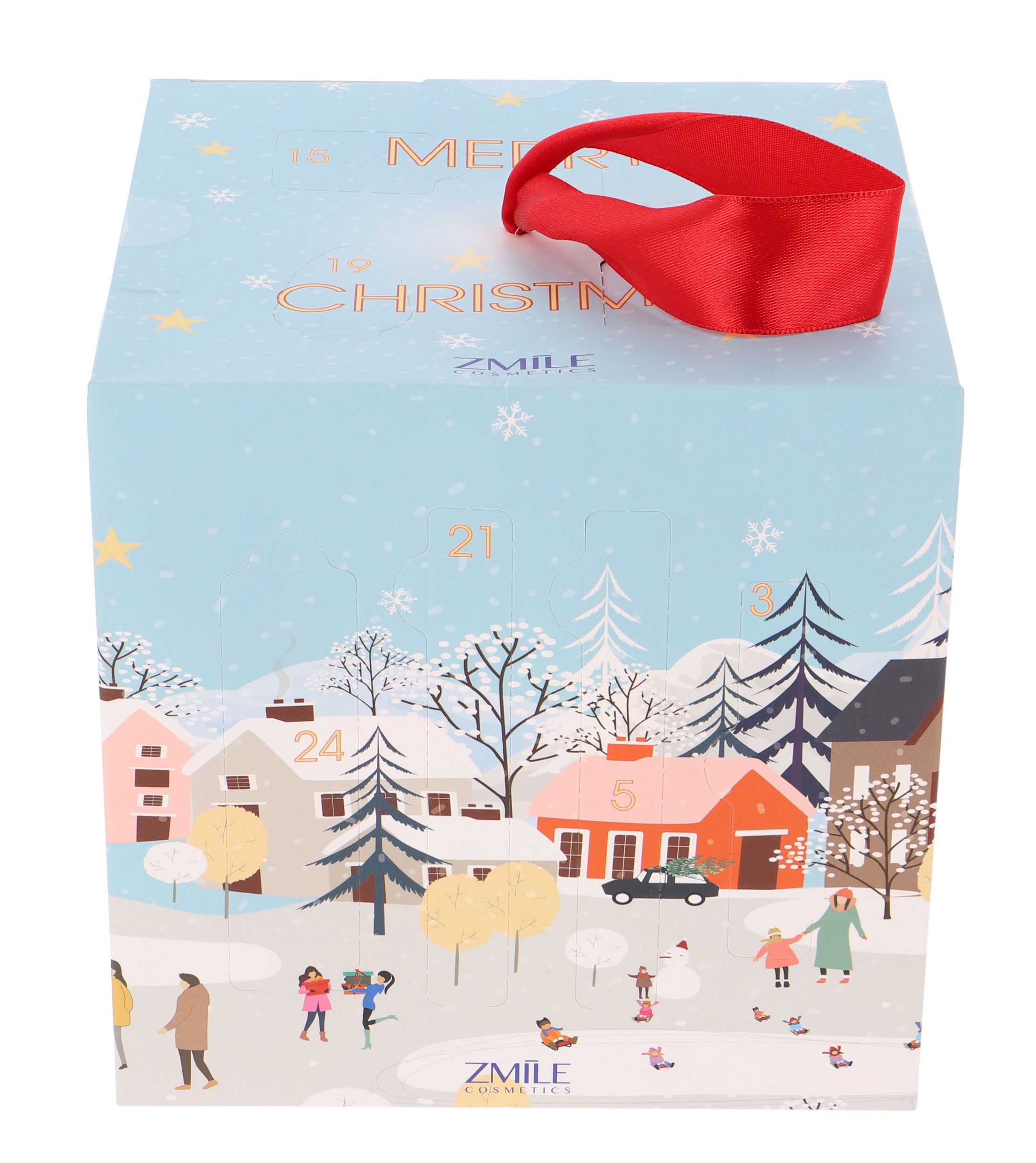 ZMILE COSMETICS Kosmetik-Adventskalender ZMILE COSMETICS Adventskalender Cube Winter Wonderland (24-tlg), vegan