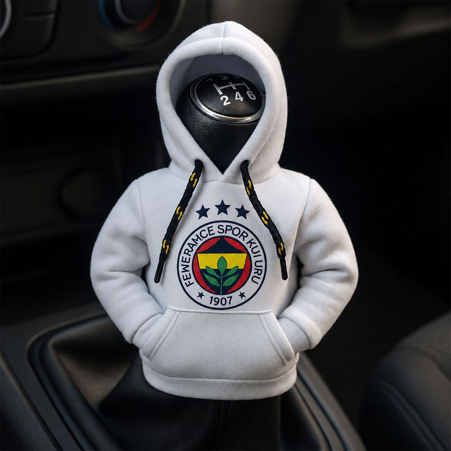 Jungengel Puppenschalensitz Fenerbahce Mini Kapuzenpullover für Schalthebel Hoodie Taraftar (Einzelartikel, 1tlg., 1-teilig), Mini Hoodie Fenerbahce, Fanartikel, Ideales Geschenk
