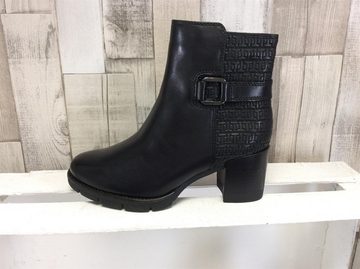 Tamaris Tamaris Damen Stiefelette schwarz mit rückseitigem Prägemuster, 5 cm Stiefelette