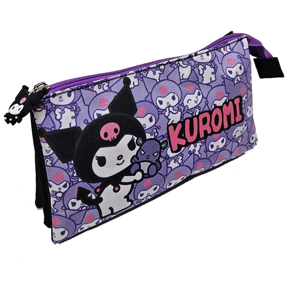 SANRIO Federmäppchen Manenti Hello Kitty Kuromi 3-fach Federmäppchen