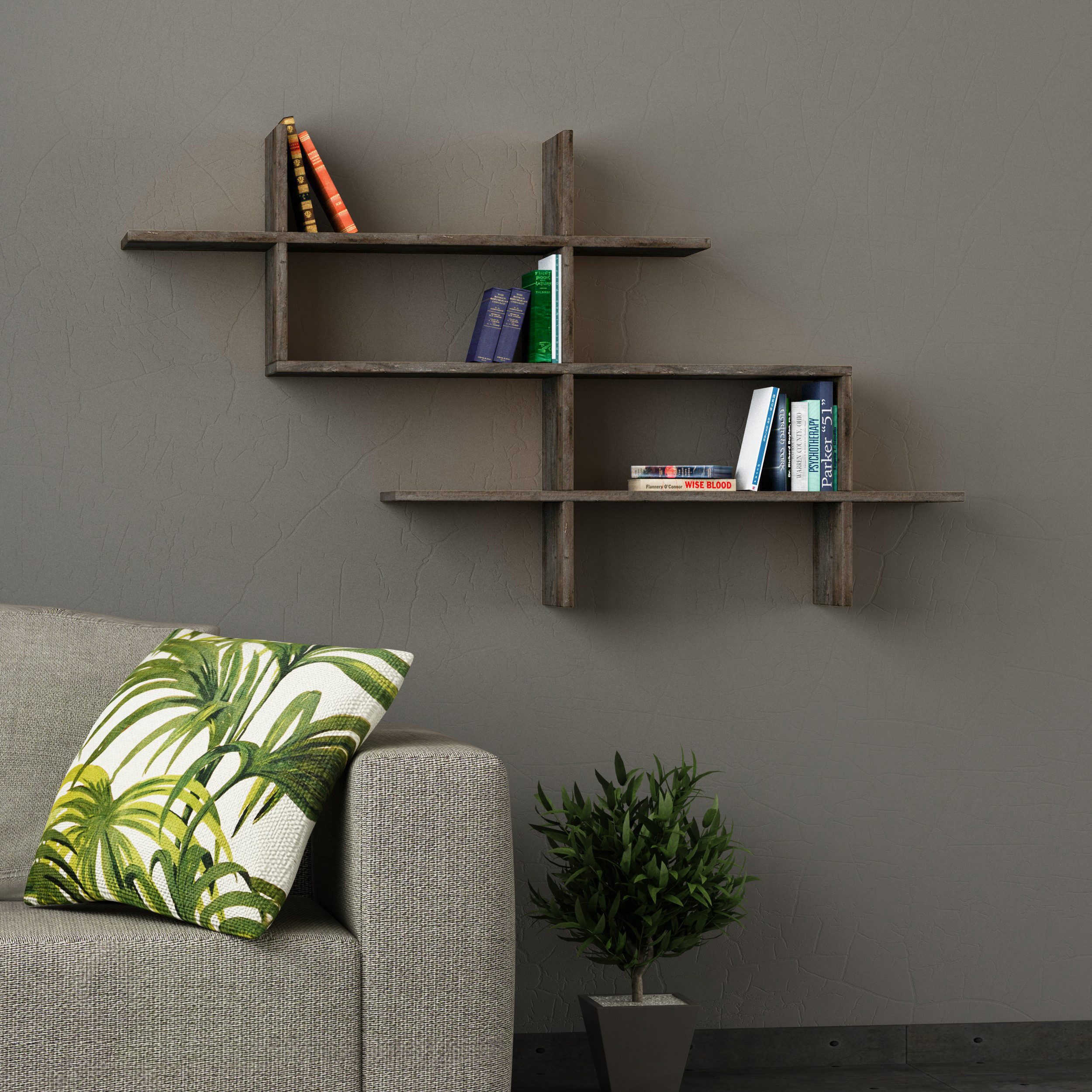 Decortie Wandregal Halic, Wandregal Modern Bücherregal günstig online kaufen