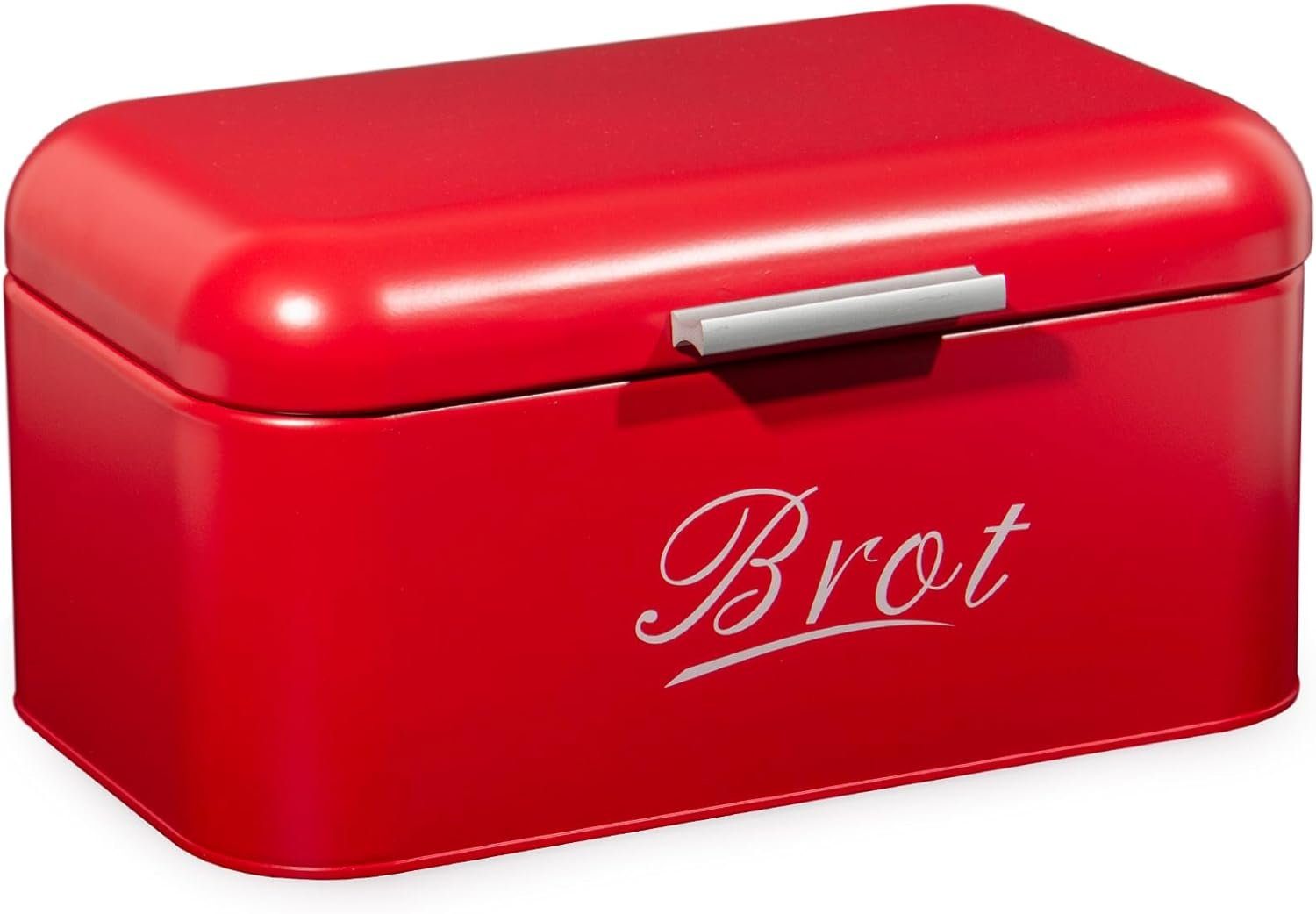 Zedelmaier Brotkasten Brotkasten aus Metall,Brot Lange Aufbewahren,Retro Brot Box mit Deckel, (1-tlg., MBH001&2), Stapelbar Brotaufbewahrungsbox