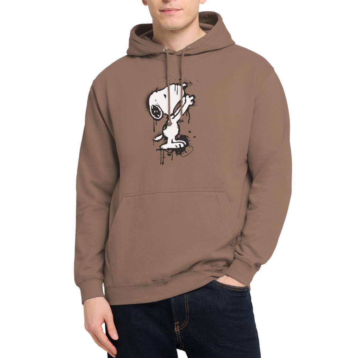 Spreadshirt Hoodie Peanuts Snoopy Graffiti Street Art Unisex Hoodie (1-tlg)