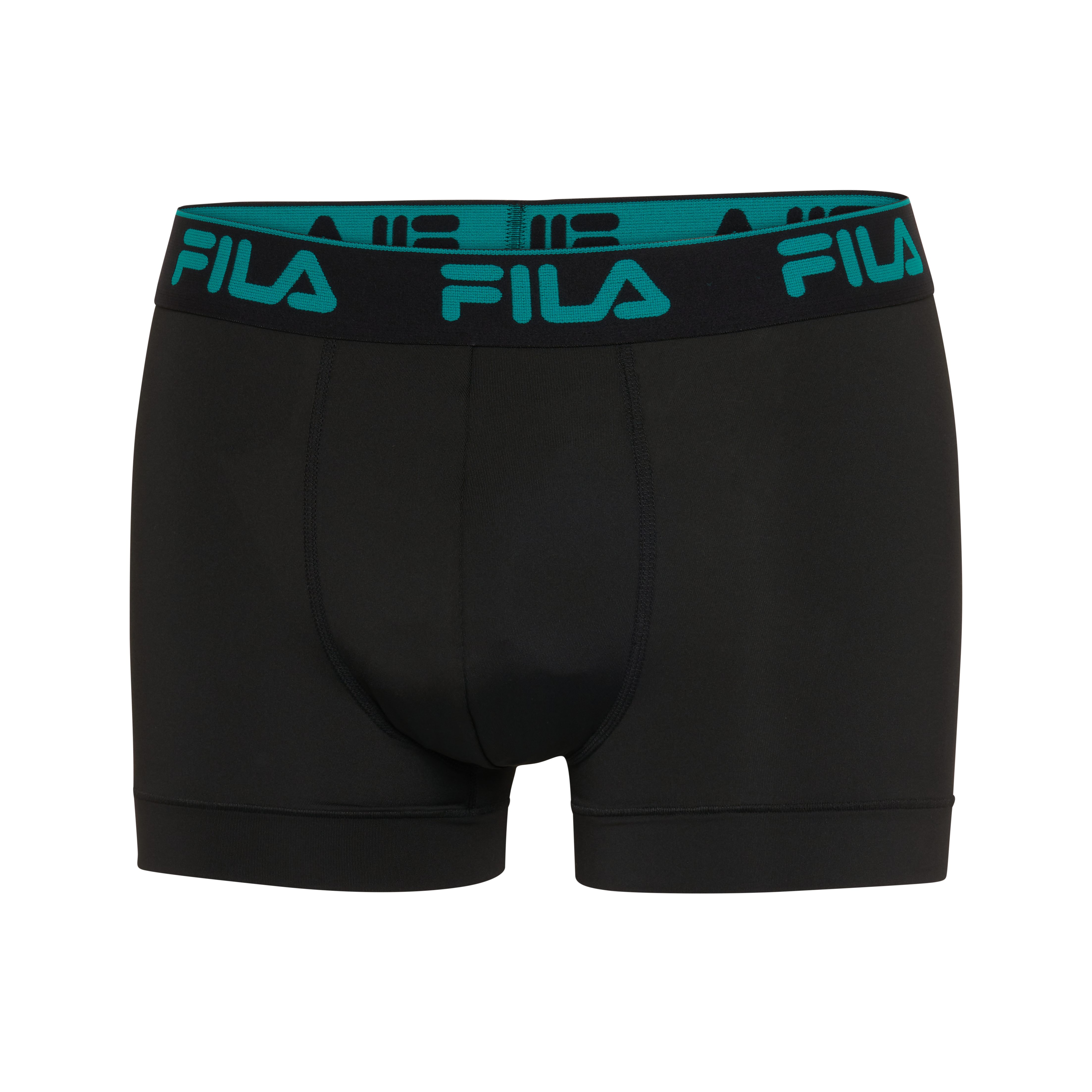 Fila Boxer (4er Pack) ohne Eingriff, mit farbigem Logobund, Multipack