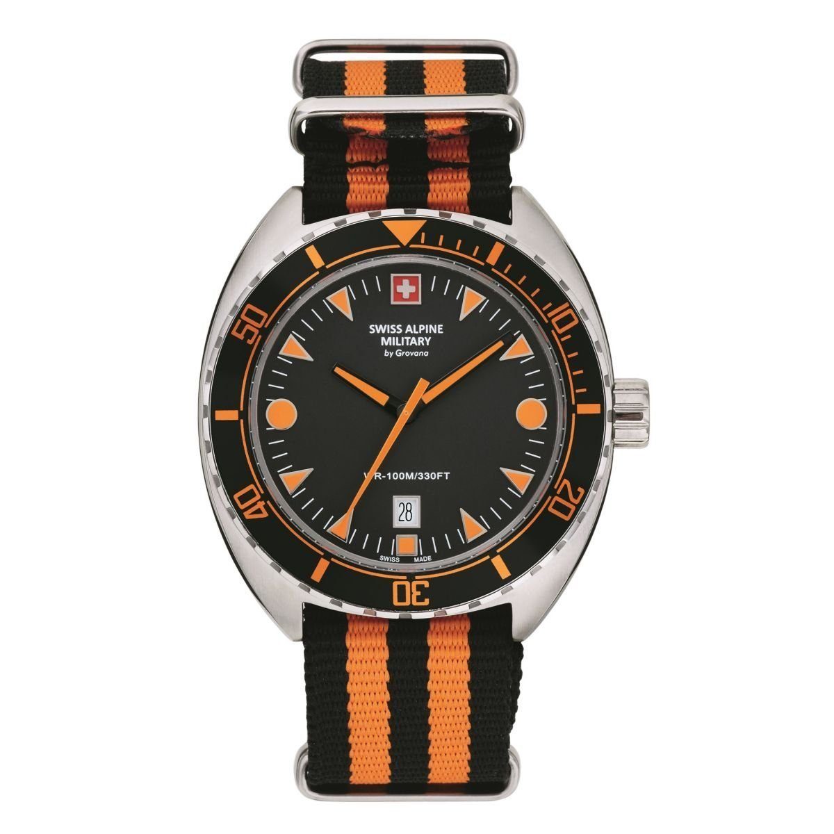 Quarzuhr Swiss Alpine Military by Grovana Herrenuhr 7066.1639