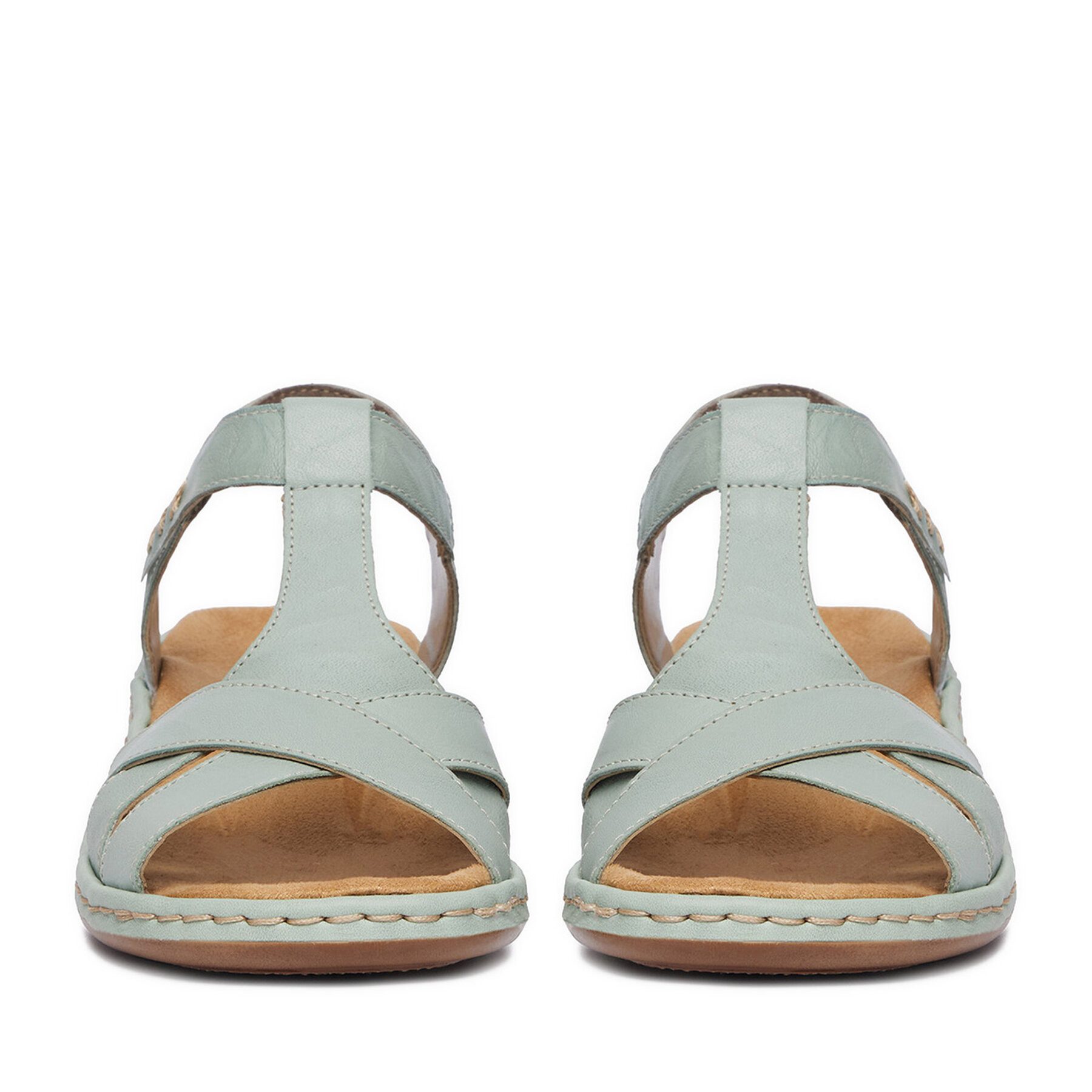 Rieker Damen-Sandalen Grün Sandale