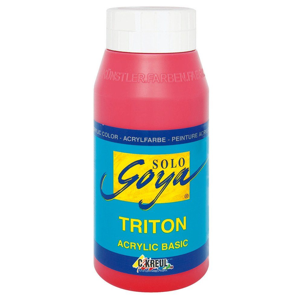 Kreul Acrylfarbe Solo Goya Triton Acrylic, 750 ml Echtrot