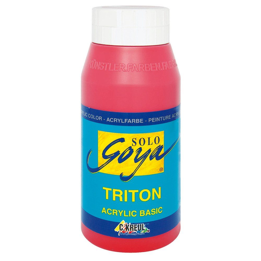 Acrylfarbe Kreul Echtrot Solo Goya ml Acrylic, 750 Triton