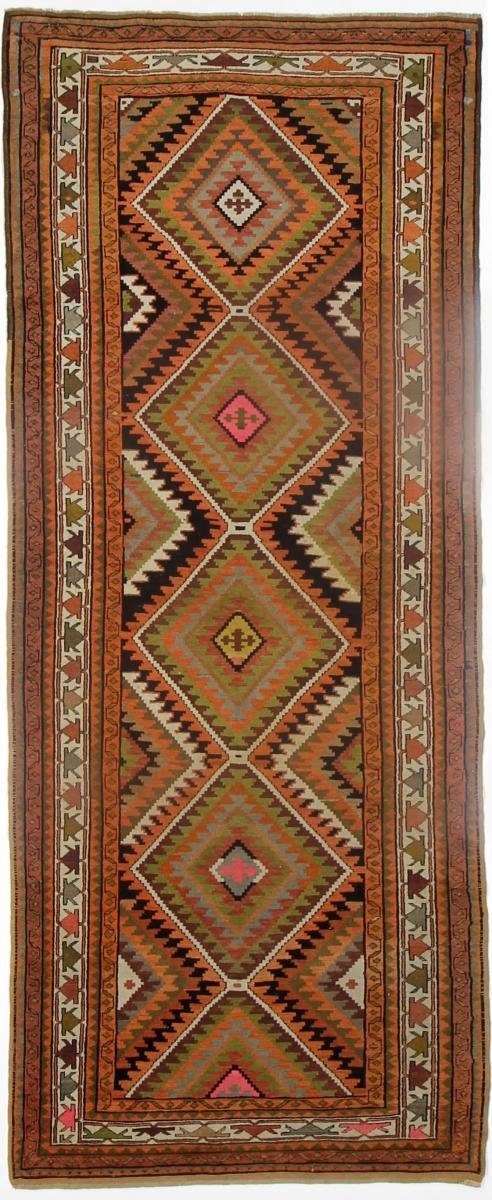 Orientteppich Kazak Antik 103x279 Handgeknüpfter Orientteppich / Perserteppich, Nain Trading, rechteckig, Höhe: 5 mm
