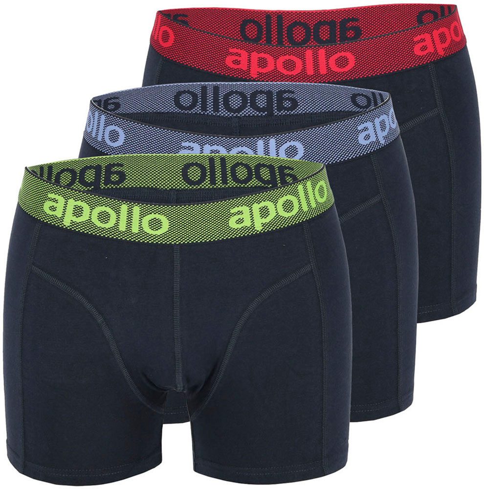 Apollo Boxer MEN BOXERSHORTS (Spar-Pack, 3er Pack) mit hohem Baumwollanteil günstig online kaufen