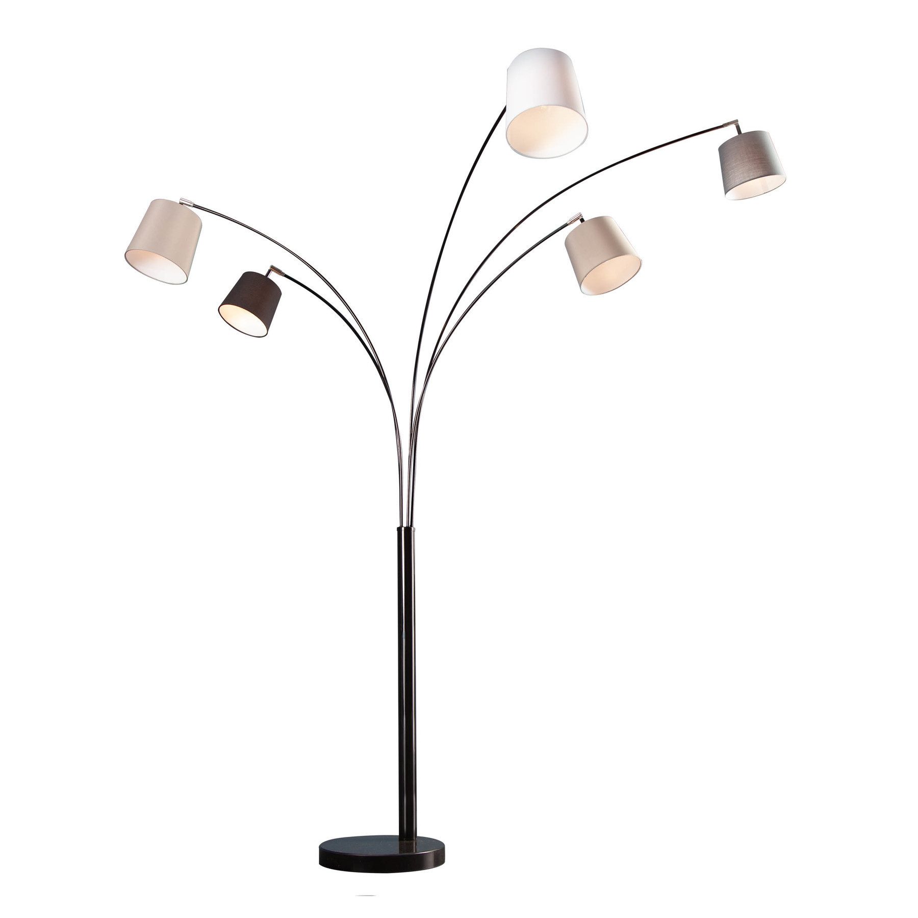 riess-ambiente Stehlampe LEVELS 205cm schwarz / greige / grau / weiß, ohne günstig online kaufen