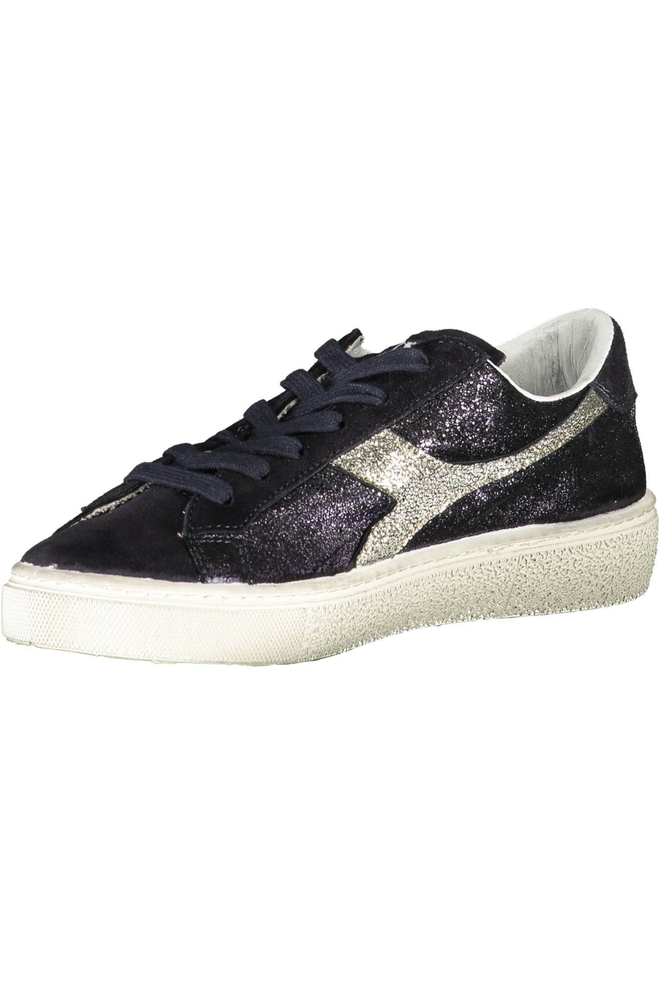 Diadora Sneaker Damen-Sportschuh Schwarz mit Kontrastdetails und