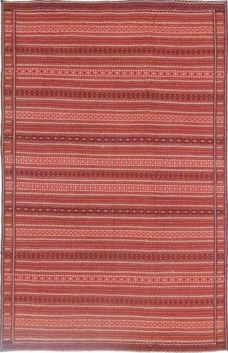 Orientteppich Kelim Fars 198x302 Handgewebter Orientteppich / Perserteppich, Nain Trading, rechteckig, Höhe: 4 mm