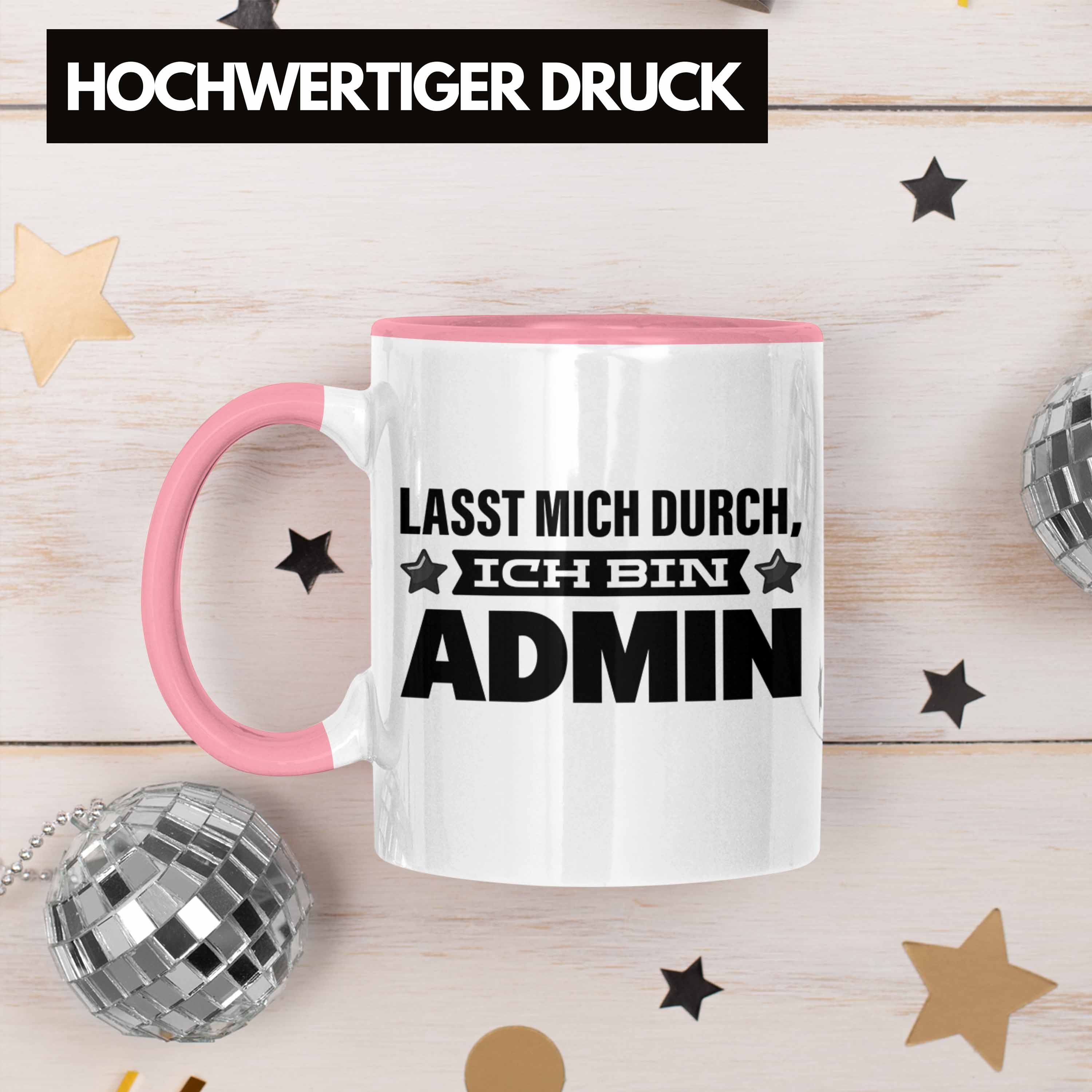 Geschenk Mich Durch Informatiker Admin Programmierer Trendation Tasse Rosa Softw Lasst Tasse