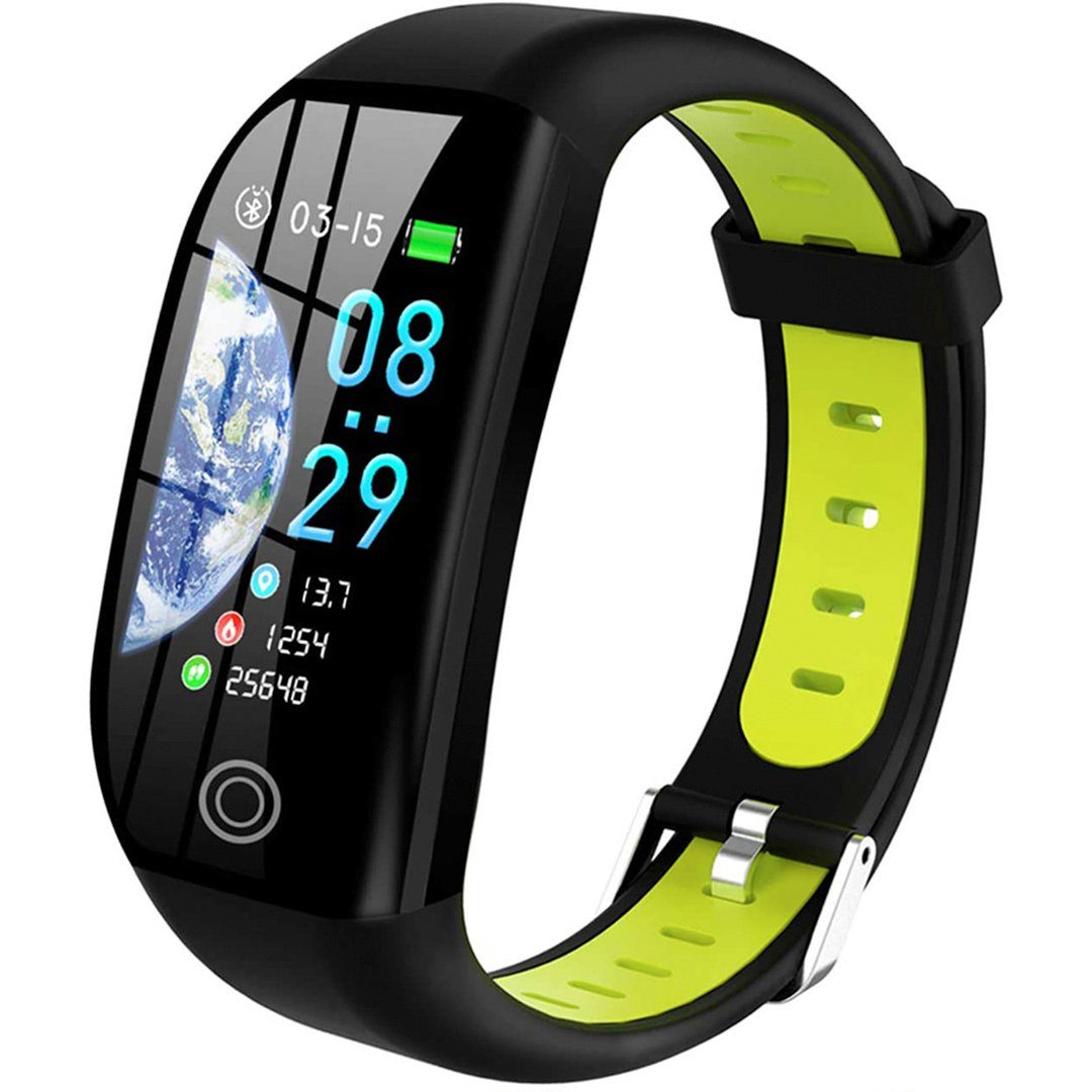 Smartwatch Fitness Smart Armband Uhr Tracker Schrittzähler Pulsuhr wasserdicht 