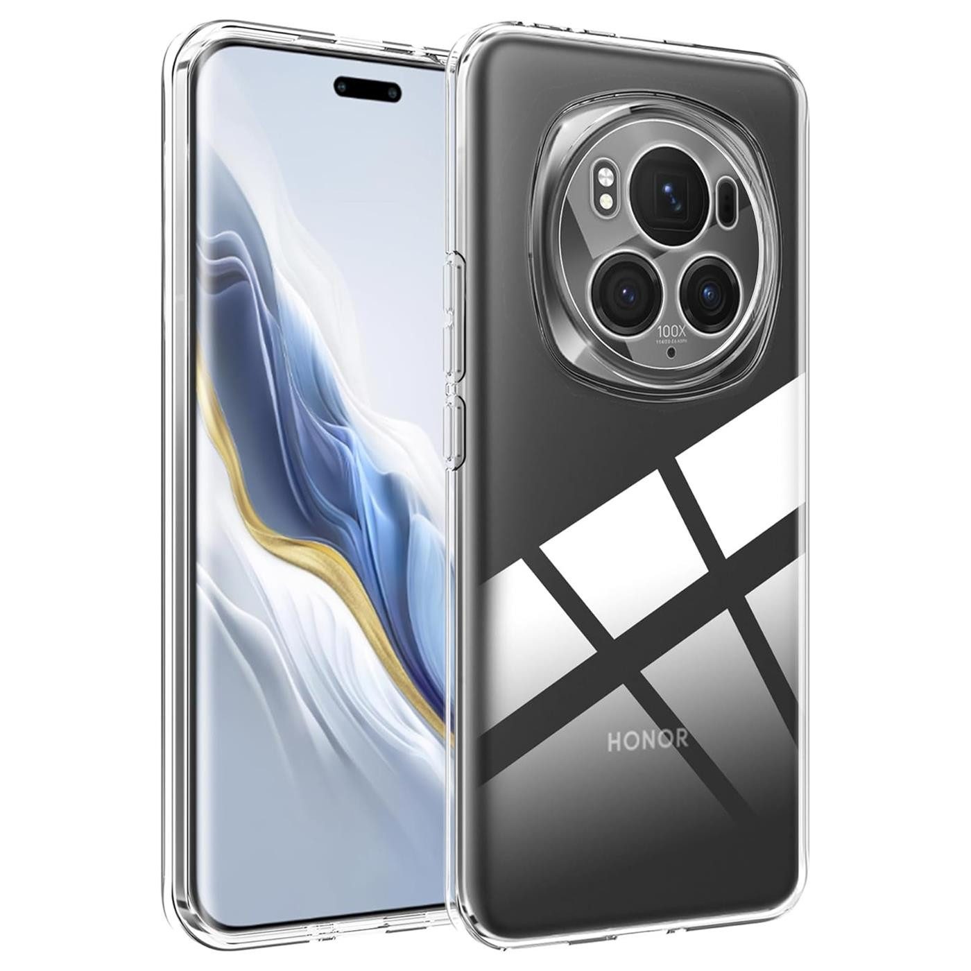 CoolGadget Handyhülle Transparent Ultra Slim Case für Honor Magic 6 Pro 6,8 Zoll, Silikon Hülle Dünne Schutzhülle für Magic6 Pro Hülle
