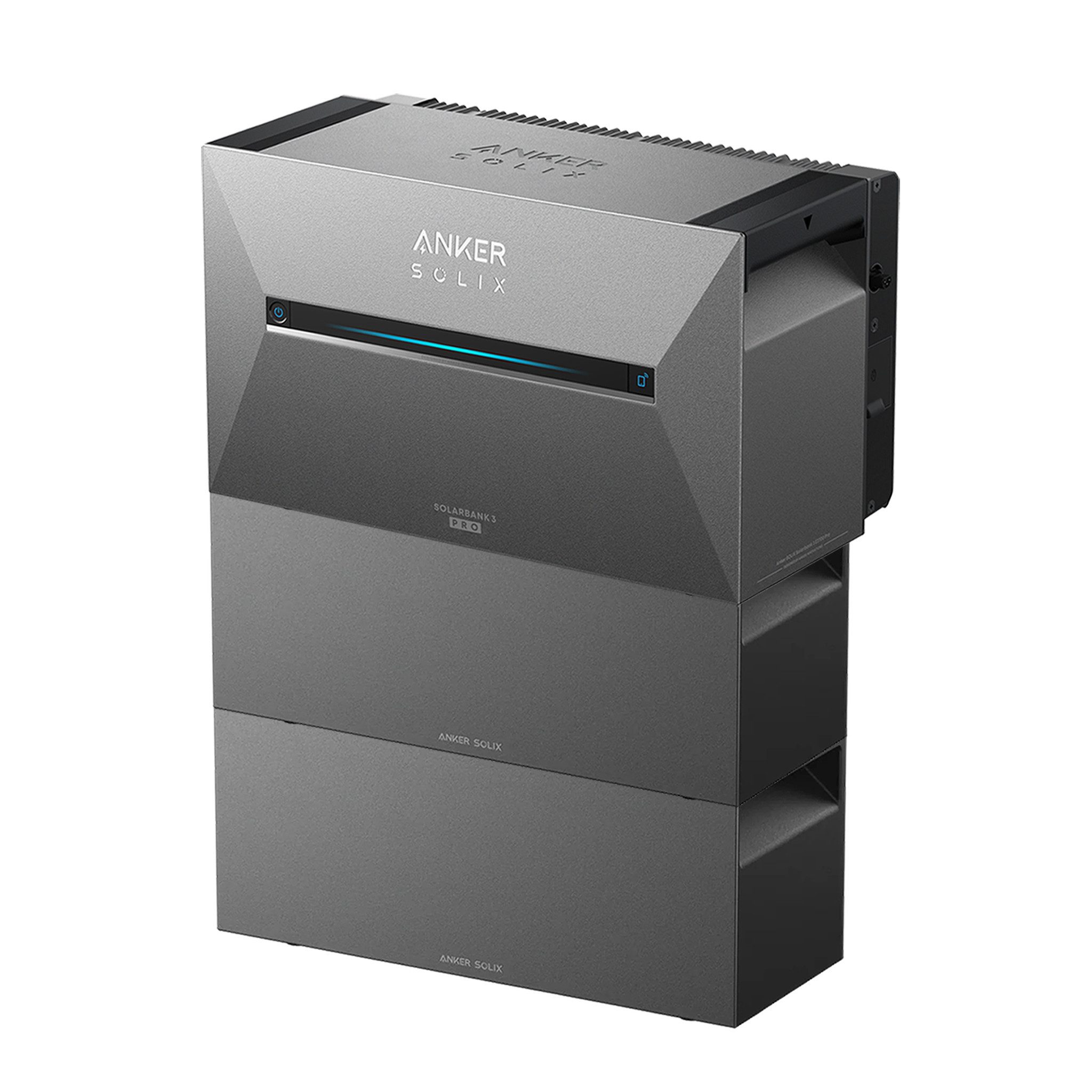 Anker Balkonkraftwerk SOLIX Solarbank 3 Pro E2700 3600 W/2688 Wh mit BP2700 Erweiterungsakku, (Set, 1*Anker 3 pro+1/2/3/4 BP2700), IP65, LiFePO4, PV-Batterie, erweiterbar 16kWh, Plug und Play