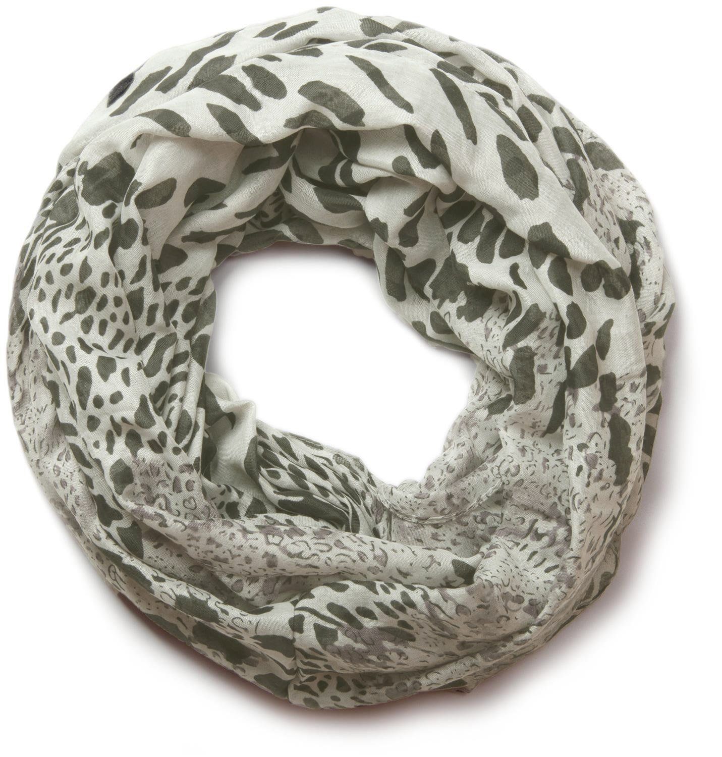 Print Leoparden Loop, Loop styleBREAKER mit Grau (1-St),