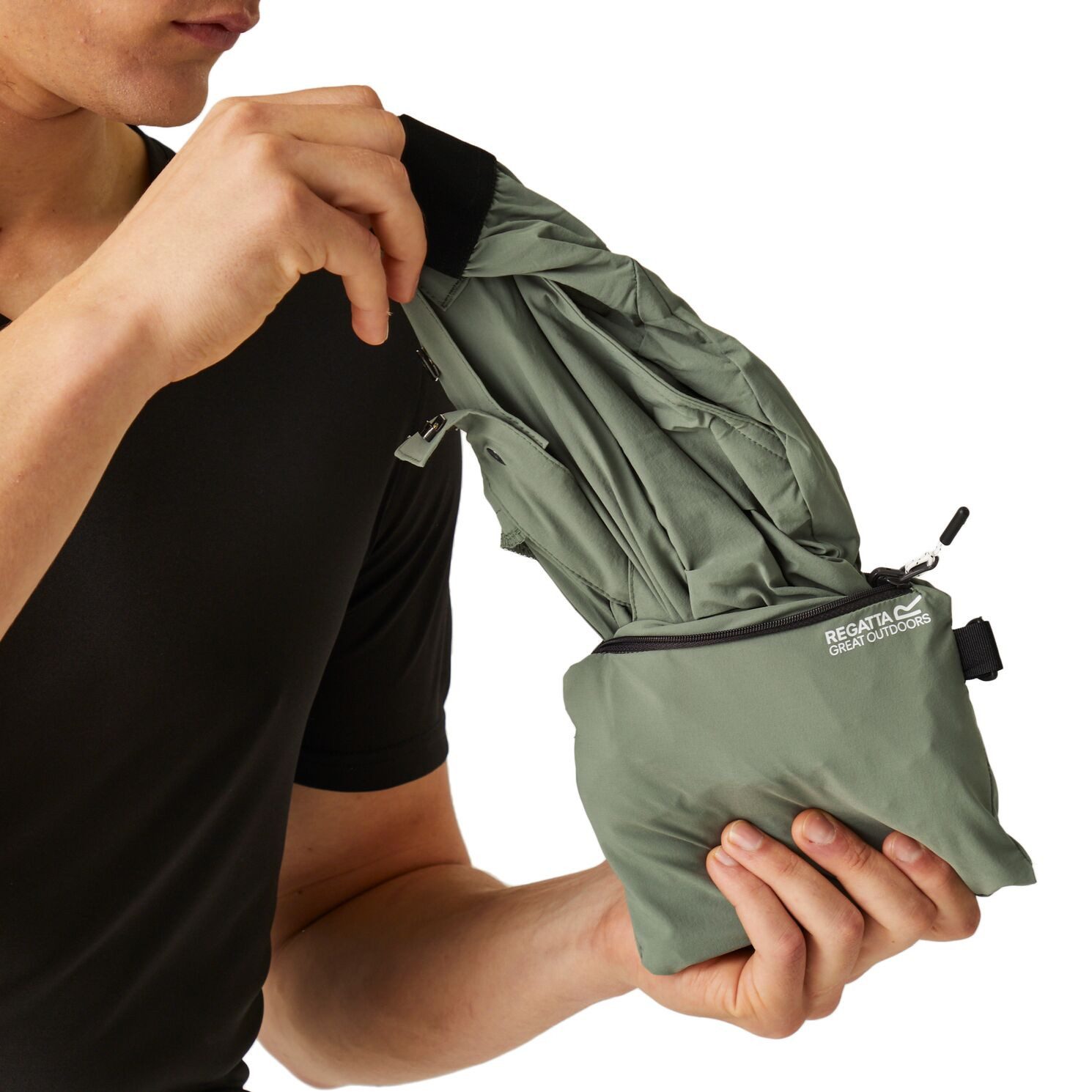 Regatta Trekkinghose Wanderhose Travel Light (wasserabweisend und schnelltrocknend) kurz