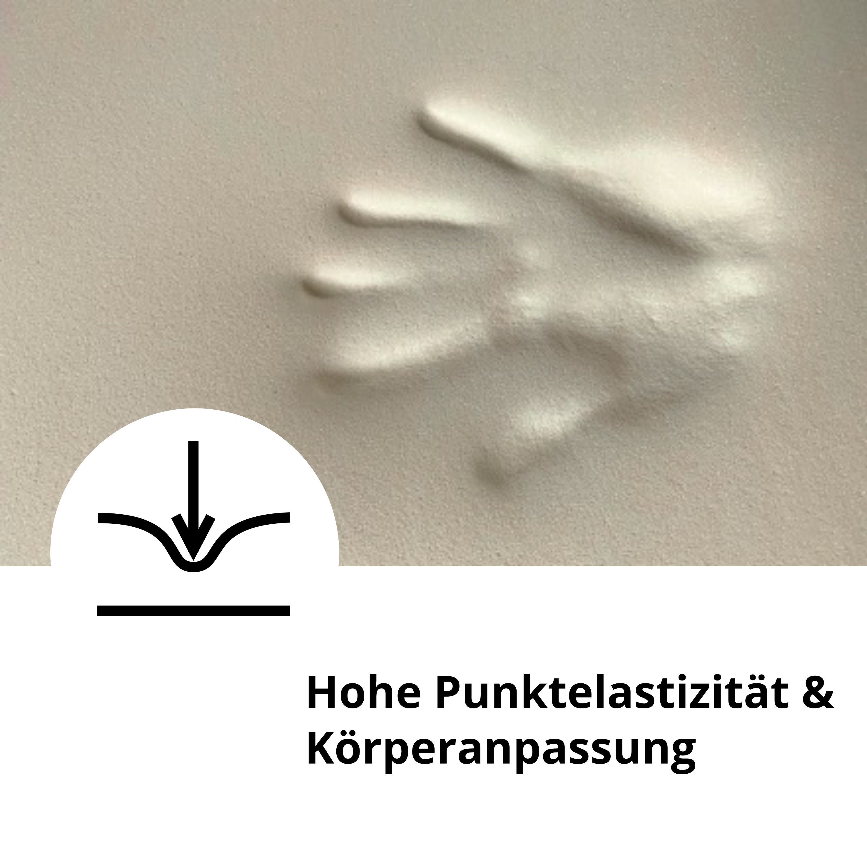 Meos, Topper Visco-Topper für Matratzen und Boxspringbetten, 6 cm hoch, Viscoschaum, 6 cm, Viscoschaum, Made in Germany, Druckentlastend, Memory Effekt