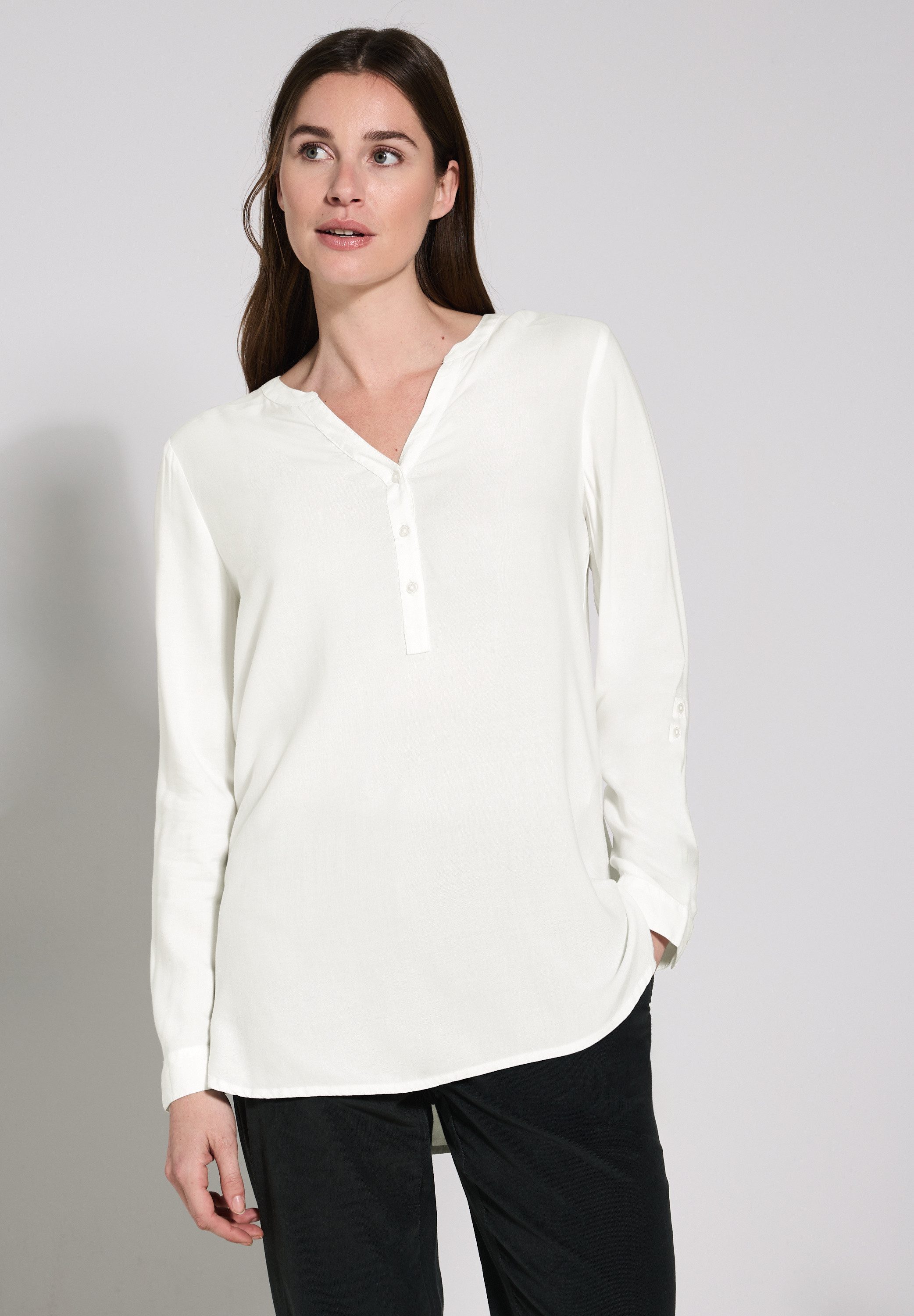 CECIL Langarmbluse aus softer Viskose günstig online kaufen