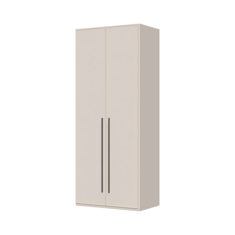 OTTO home Drehtürenschrank Opera mit oder ohne Kranz inkl. LED-Beleuchtung, B: 92,137 oder 182 cm UV lackiert, Soft Close Funktion, Höhenverstellbare Füße