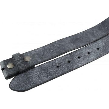 BELTINGER Ledergürtel Wechselgürtel aus weichem Vollrindleder Used-Look 4 cm - Druckknopf-Gü