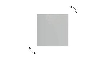 ALLboards Memoboard Magnetische Glastafel grau - rahmenlose Glastafel