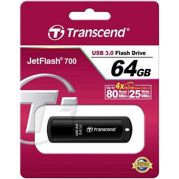 Transcend USB-Stick 64 GB Jetflash 700 3.0 USB-Stick