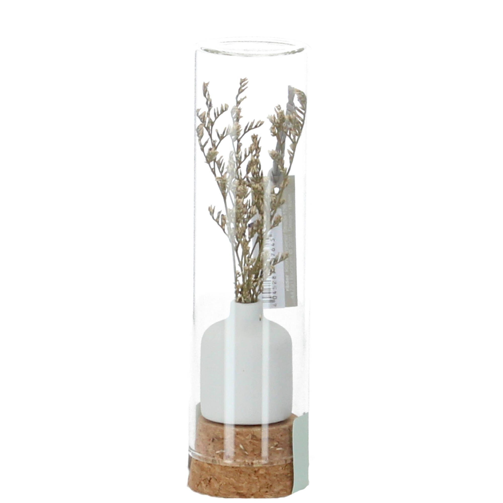 Räder Dekoobjekt Blumengruß Glas grün (1 St)