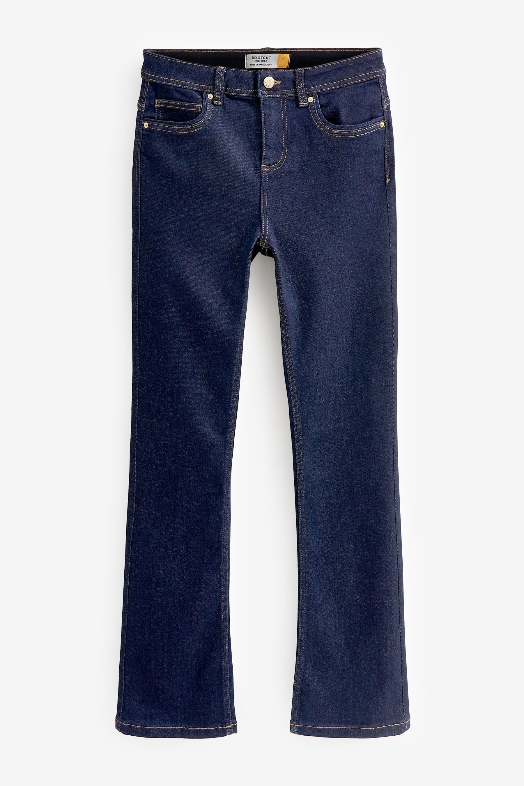 Superweiche (1-tlg) Blue Bootcut-Jeans Bootcut-Jeans Next Rinse